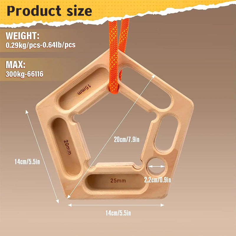 1/2PCS ਚੜ੍ਹਾਈ ਪੁੱਲ-ਅੱਪ ਅਤੇ ਹੈਂਗਬੋਰਡ: ਚੱਟਾਨ ਚੜ੍ਹਾਈ ਸਿਖਲਾਈ ਲਈ ਉਂਗਲੀ ਅਤੇ ਬਾਂਹ ਮਜ਼ਬੂਤ ਕਰਨ ਵਾਲਾ