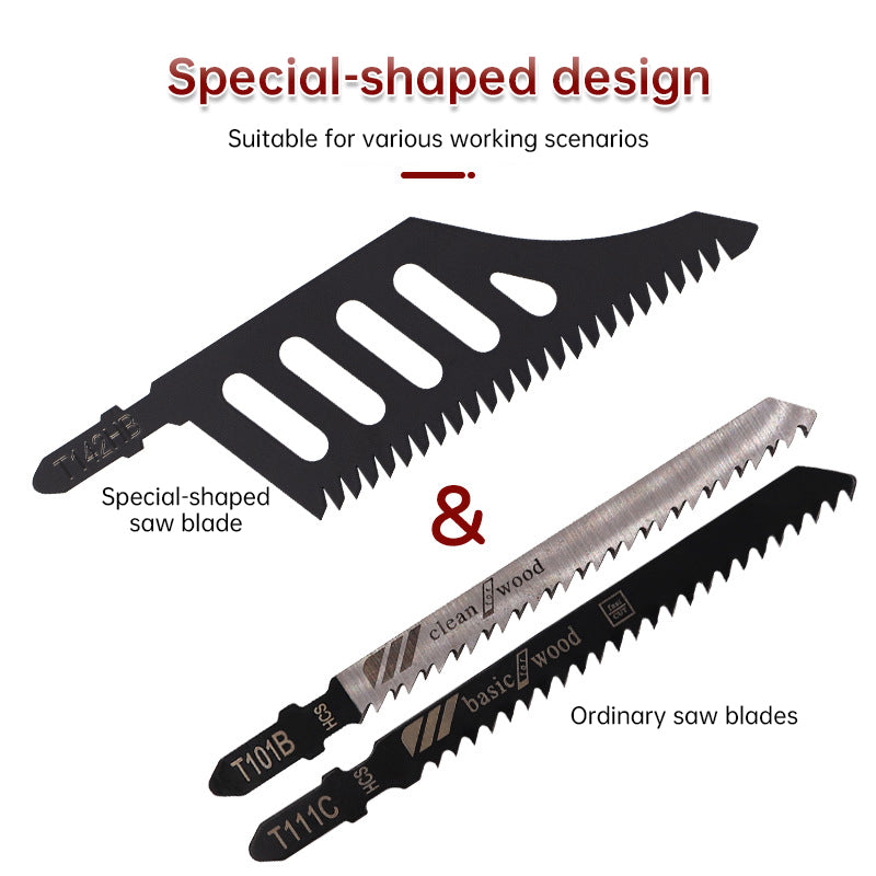নির্ভুল কাটার জন্য B17B T142HB-5PCS কার্ভড জিগস ব্লেড, টি-শ্যাঙ্ক ফ্লাশ কাটিং রিপ্লেসমেন্ট ব্লেড।