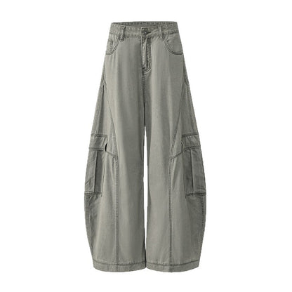 Women's Pants Wide Leg Denim Trousers with Cool Style and Summer Loose Fit