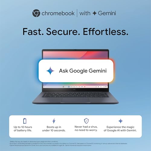 ASUS Chromebook CX1405, Intel Celeron N4500 Processor,Chrome OS, Thin & Light Laptop (Integrated Intel UHD Graphics/8GB RAM/128GB SSD/FHD/14 (35.56 cm)/60Hz/42WHrs/Quiet Blue/1.4 Kg) CX1405CKA-S60394|B0FCY4H89L