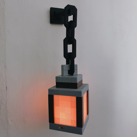 Pixel-Nachtlicht für die Wand, USB-Hängetaschenlampe, Dekoration für Schlafzimmer/Spielzimmer/Kinderzimmer.