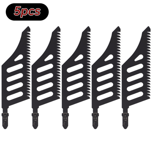 B17B T142HB-5PCS منحنی جِگسا بلیڈ، ٹی شینک فلش کٹنگ ریپلیسمنٹ بلیڈ، دُرستگی سان ژٹنہٕ خٲطرٕ۔