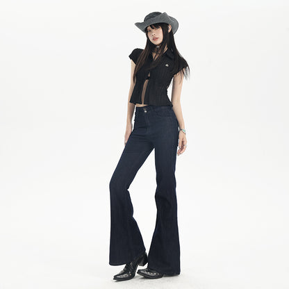 Women's Slimming Denim Pants Low Waist Casual Versatile Original Denim Trousers